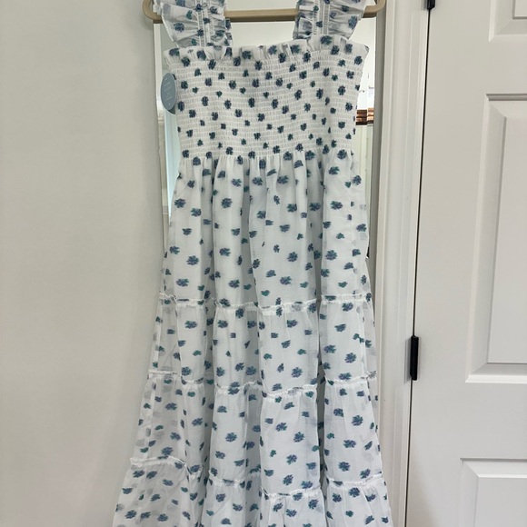 Hill House Home 2024 Collector’s Edition White, Blue and Purple Nap Dress NWT - Picture 2 of 4